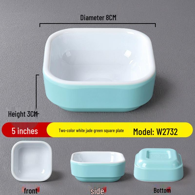 Melamine Tableware: Creative Dipping Sauce & Seasoning Plate for Restaurants