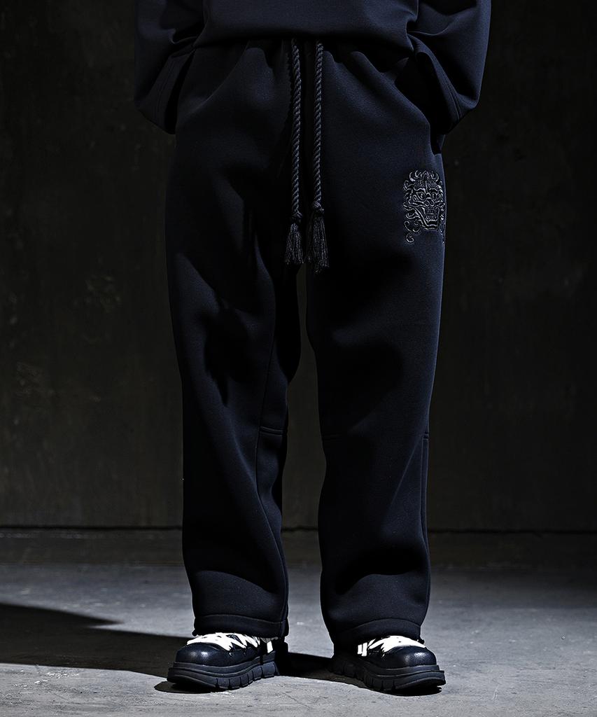 Kileutimuka Logo Embroidered Neoprene Rope String Pants