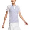 Adidas Solid Color Short Sleeve Polo Women Tops Blue HT0000