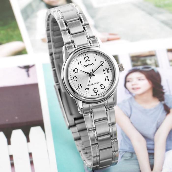 Montre - Casio - LTP-V002D-7B - Acier - Quartz - Analogique