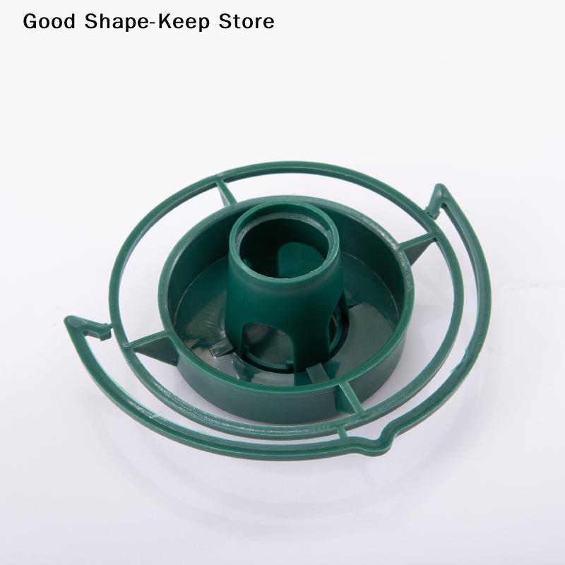 Plastic Automatic Portable Bird Feeders Outdoor Courtyard Garden Balcony Feeding Dark Green Hanging Tray Bird Feeder Accessories