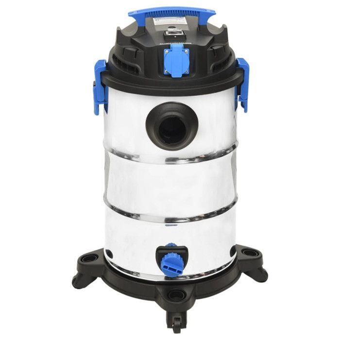 Aspirateur sec et humide 1200 W 30 L Argenté