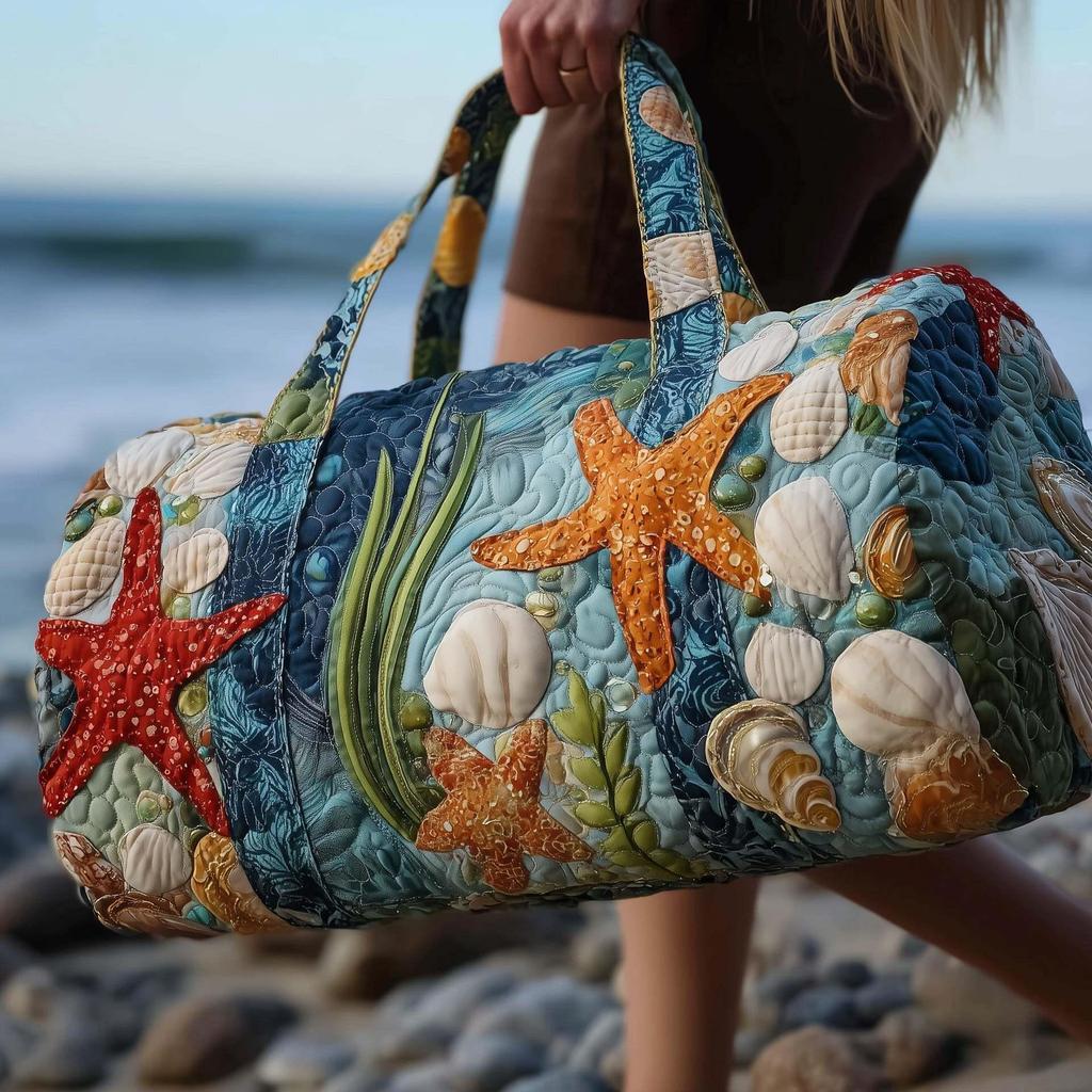 3D Printed Hawaiian Summer Travel Yoga Bag for Women