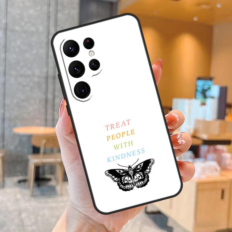 

Treat People With Kindness Case For Samsung Galaxy S23 S22 S21 Ultra Plus S8 S9 S10 Note 10 20 Ultra S21 S20 FE Cover Galaxy S8