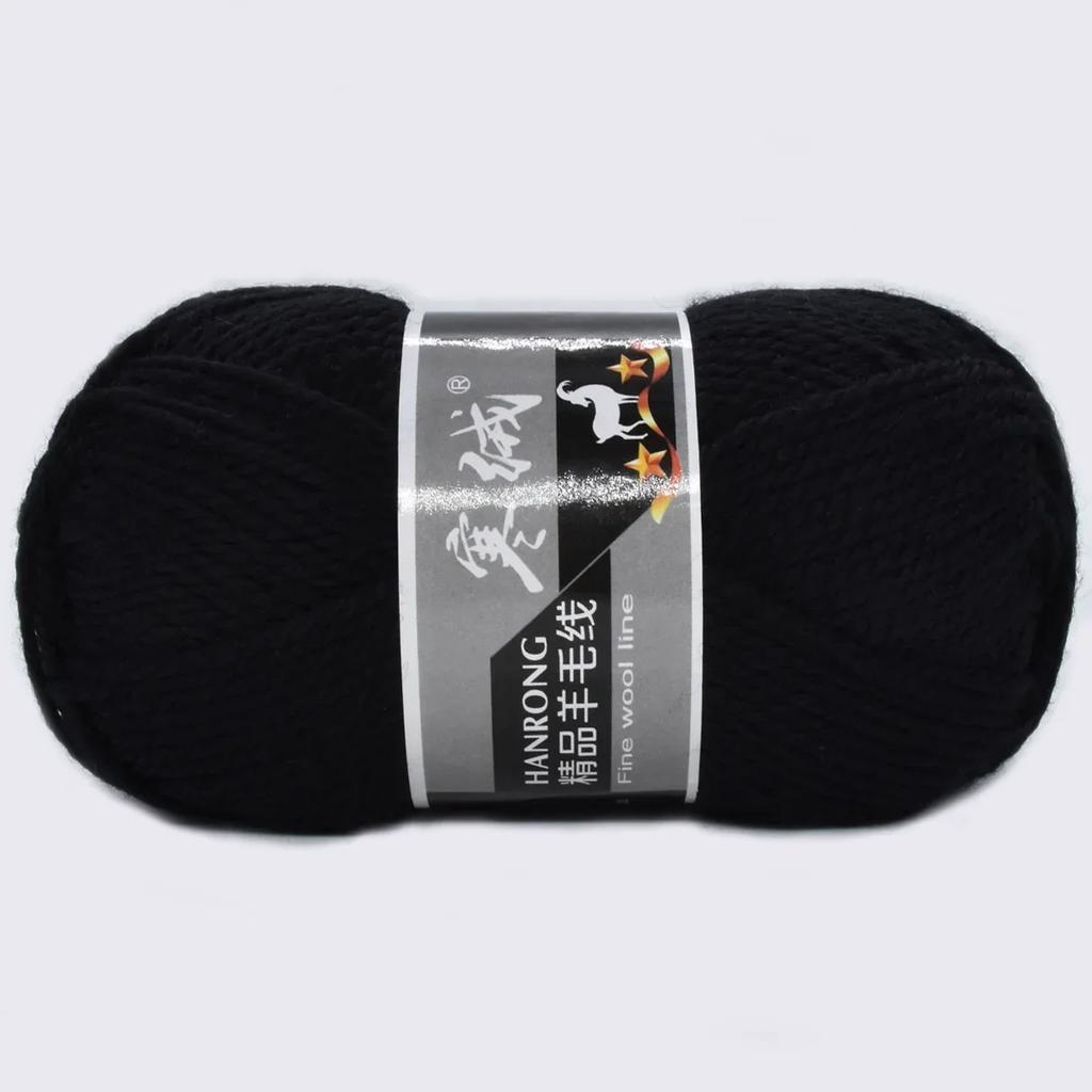 6 stk Supertykt Ullgarn 300g (10.56oz) for Strikking & Hekling Rask DIY Chunky Teppe Sjal Skjerf Ullbukser Tykt Håndverksgarn