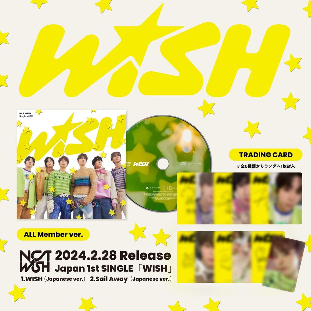 Album NCT WISH Japan 1st SINGLE WISH All Member – buy the