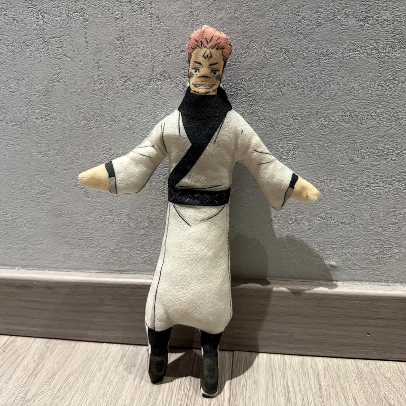 Anime Jujutsu Kaisen Gojo Satoru Itadori Yuji Cosplay Plüschtier Figur Zimmerdekoration Abstrakt Gelenkbeweglichkeit Stoffpuppe Geschenk