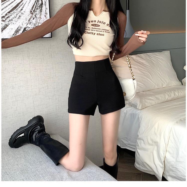 2023 Trendy High-Waisted Slim Fit Elastic Pole Dance Shorts for Women