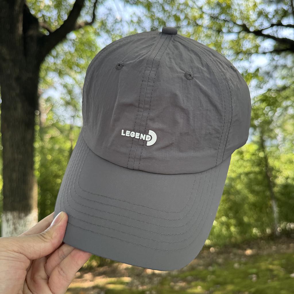 Hat Women's Spring and Summer Quick-drying Cap, Wide-brimmed Sunscreen Visor, Foreign Style Shows Face, Small Baseball Cap Men