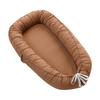 Foldable Portable Crib Bionic Baby Bed - Washable & Compressible for Newborns