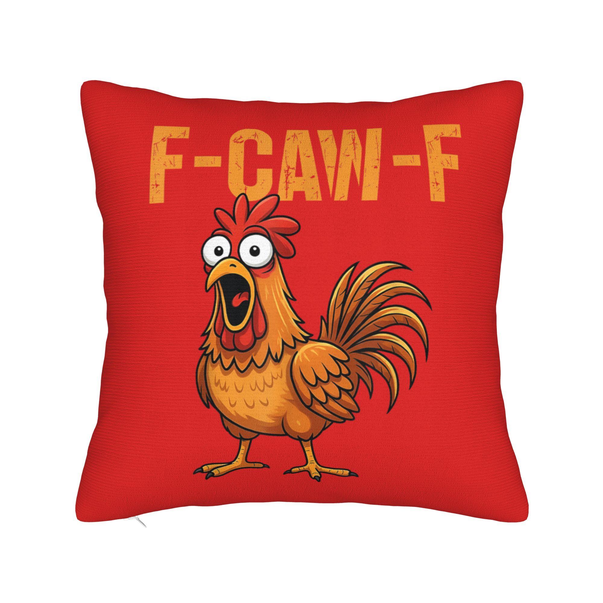 

Смешная F Caw F Ворон Птица Высказывание FCawF Ворона Наволочка Полиэстер Чехол на Подушку Декоративный Чехол на Подушку Дом На Молнии 18 30x30cm 12x12in