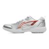 Li Ning All-Around King V2.0 Comfortable Fashion Durable Non-Slip Shock Absorbing Low-Top Badminton Shoes Unisex sneaker Silver AYTU001-7