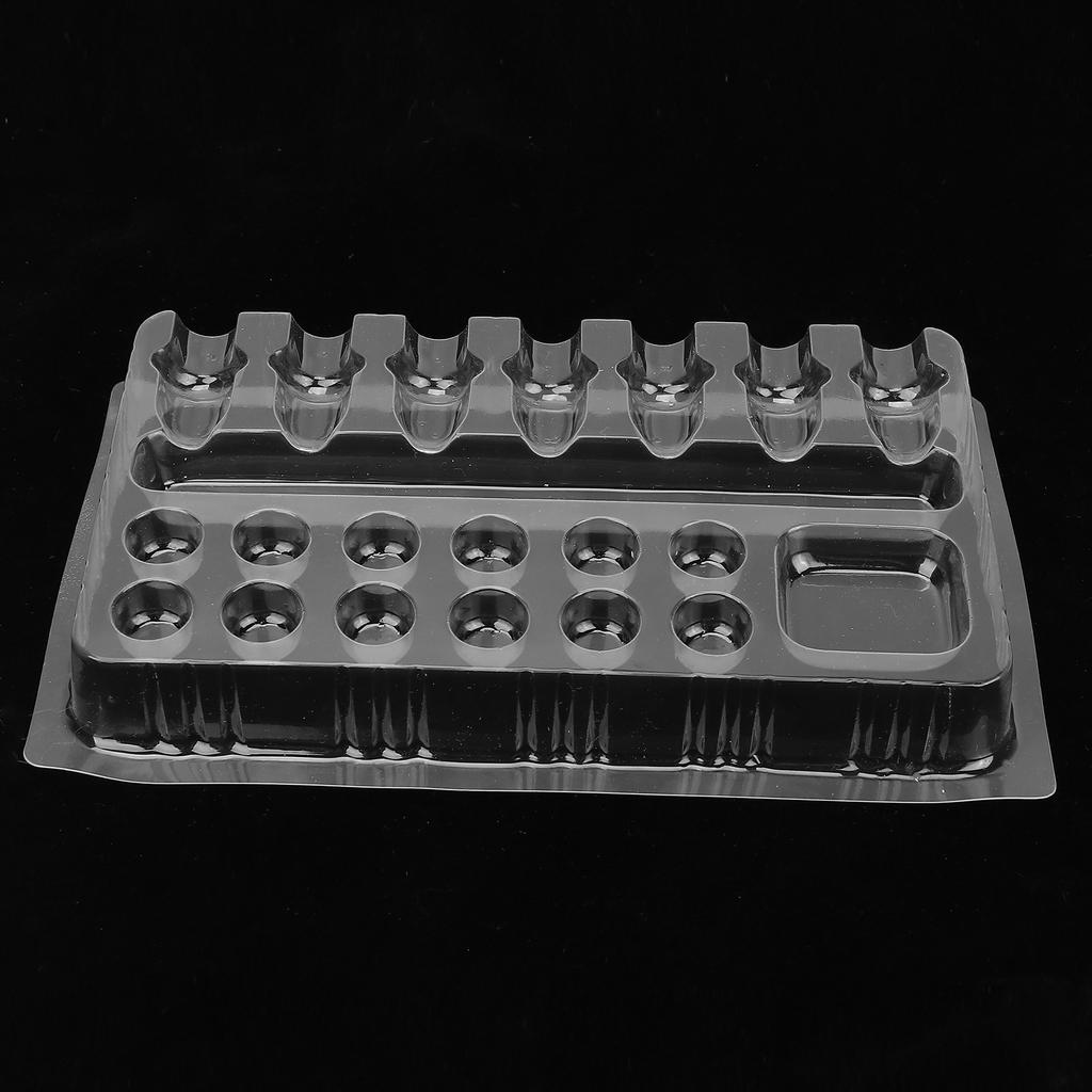 20pcs Disposable Tattoo Pigment Tray Ink Needle Holder Rack Eyebrow Tattoo Supply