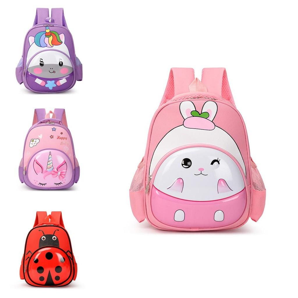 Unicorn Cute Rabbit Dinosaur Shark Puppy Cartoon Animal Backpack Children