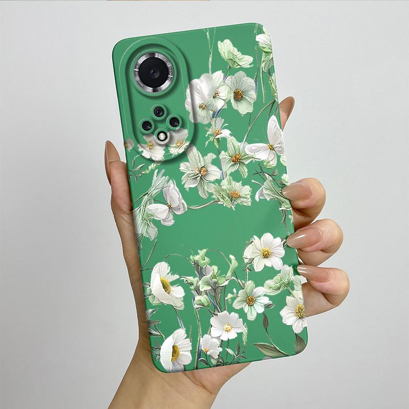 For Huawei Nova 9 / Honor 50 Phone Case NAM-LX9 NTH-NX9 Soft Silicone Sweet Painted Protective Back Cover Cute Printed Casing