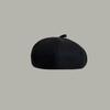 Ladies Casual Beret Beanie Hat Cap Retro Newsboy Faux Leather French Style Hat