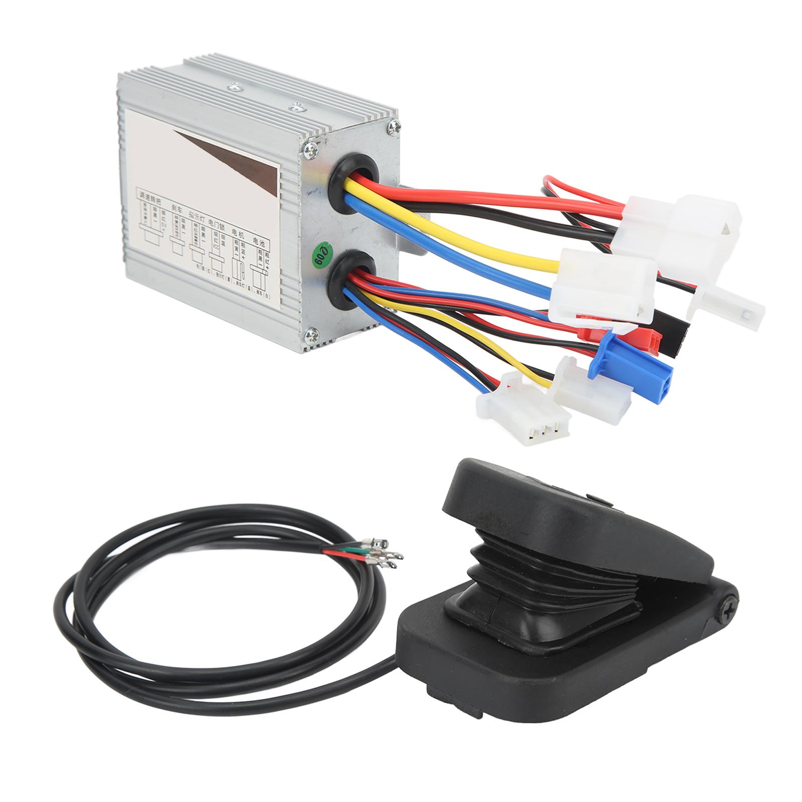 

DC24V 500W щеточный регулятор скорости с комплектом педалей газа для электровелосипеда, скутера