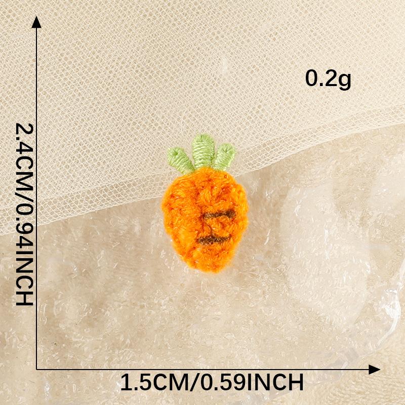 Computer Embroidery Label Jewelry Accessories Embroidery Love Strawberry Clothing Accessories Patch Sticker Handmade Diy Cloth Label Cloth Sticker