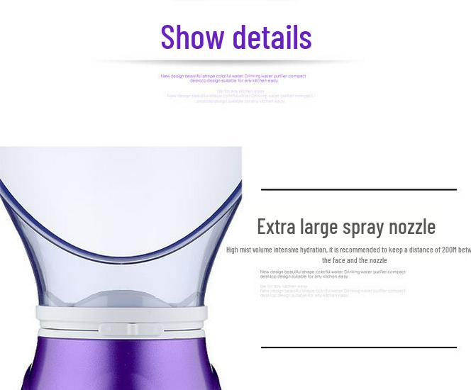 New Negative Ion Face Steamer & Humidifier for Hydrating and Beautifying Skin