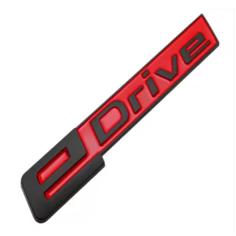 

3D ABS eDrive Logo Car Rear Trunk Fender Emblem Badge Sticker Auto Styling For BMW eDrive 225 i4 i3 i8 X1 X5 530e i01 i12 i15 червоний