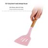 12-Piece Silicone Kitchen Utensil Set with Wooden Handles - Includes Spatula, Slotted Spoon, Frying Spatula, and Baking Tools