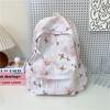 Schoolbag Chinese style printed women's backpack fashion printed leisure student schoolbag daily commute versatile small backpack