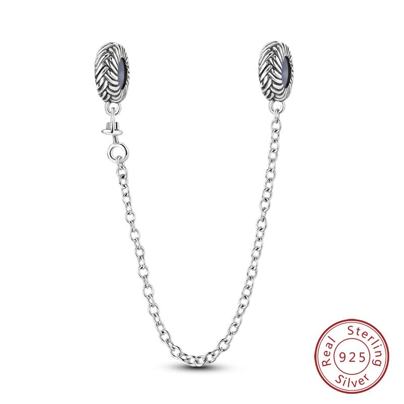 Copper Heart Shaped Keylock Cross Pattern Fantasy Cat Claw Safety Chains Fit Qikaola Original Bracelets Diy Jewelry