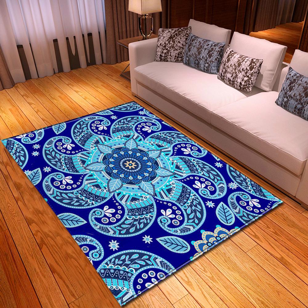 

National Style Series Carpet Living Room Kitchen Foyer Floor Mat Pattern Can Be 50*80cm