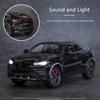 1/24 Lamborghini URUS Bison SUV Alloy Sports Car Model Diecasts Metal Off-road Vehicles Car Model Simulation Sound and Light Kids Toys Gift