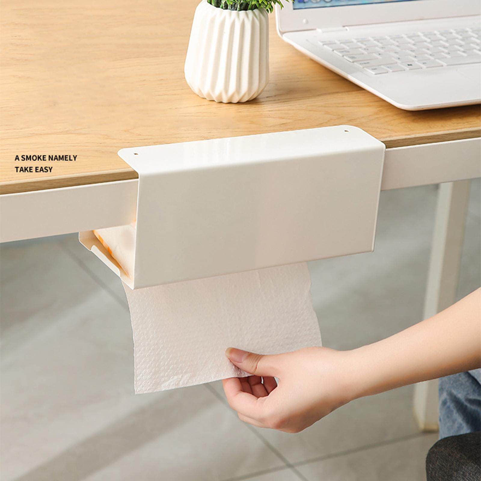 

Коробка для салфеток в кухонном шкафу, держатель дозатора с крышкой для настенного монтажа белый