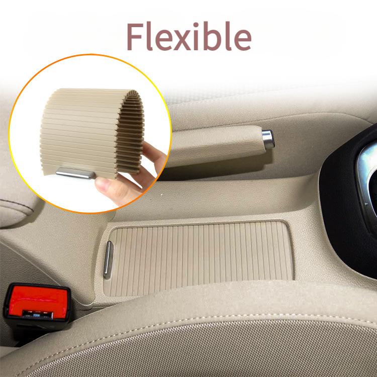 5KD862531 Pokrywa konsoli środkowej, Zasłona na uchwyt na kubki konsoli środkowej dla VW Golf MK5 MK6 Jetta 6 5 EOS Scirocco Zasuwana zasłona na uchwyt na kubki