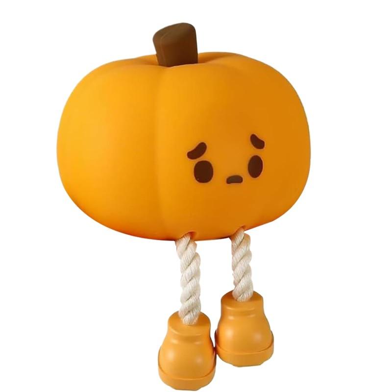 

Pumpkin LED Night Light 3 Modes Rechargeable Silicone Table Lamp Touch Switch Children s Night Light for Nursery Bedroom Gift
