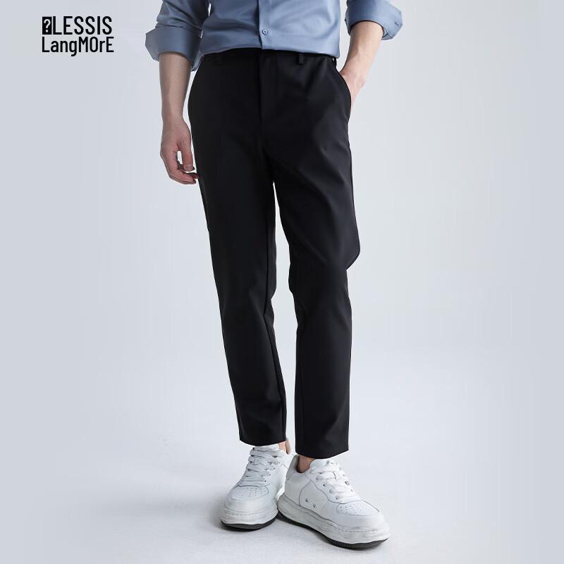 

Lilang Men s Four-Way Stretch Slim-Fit Cropped Casual Pants 36/92A