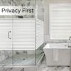 Pellicola Privacy per Finestre Pellicola Vetro Satinato per Bagno Non Adesiva Static Cling Adesivo Rimovibile per Finestre per Casa Ufficio