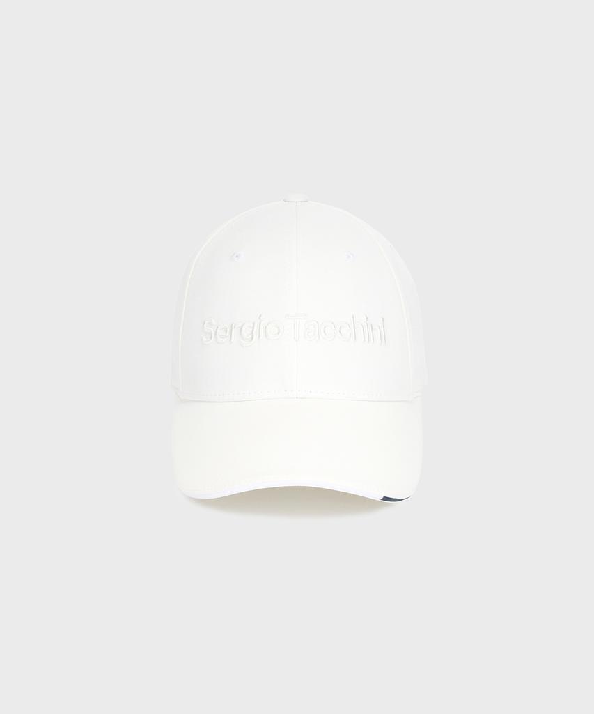 SERGIO TACCHINI U Volume Embroidered Poly Ball Cap (White)