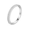 Ada Jewelry Fashion Luxury Full Zircon Joyeria Plata 925 Silver Eternity Band Rings In Bulk