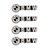 For BMW Series ECar Audio Speaker 3D Aluminum Emblem Stickers For BMW X1 X2 X3 X4 X5 X6 F30 F34 E90 G20 F20 F21 F22 Auto Badge Decal Accessories