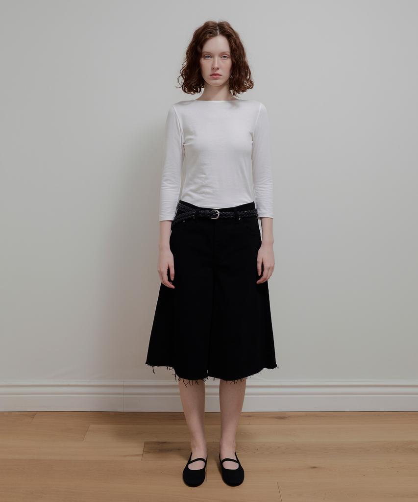 Aobteu Modal Half Sleeve T-Shirt - White