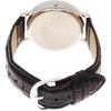 Citizen Q&Q Analog Waterproof Watch Date Day Leather Strap A202-304 Men's White