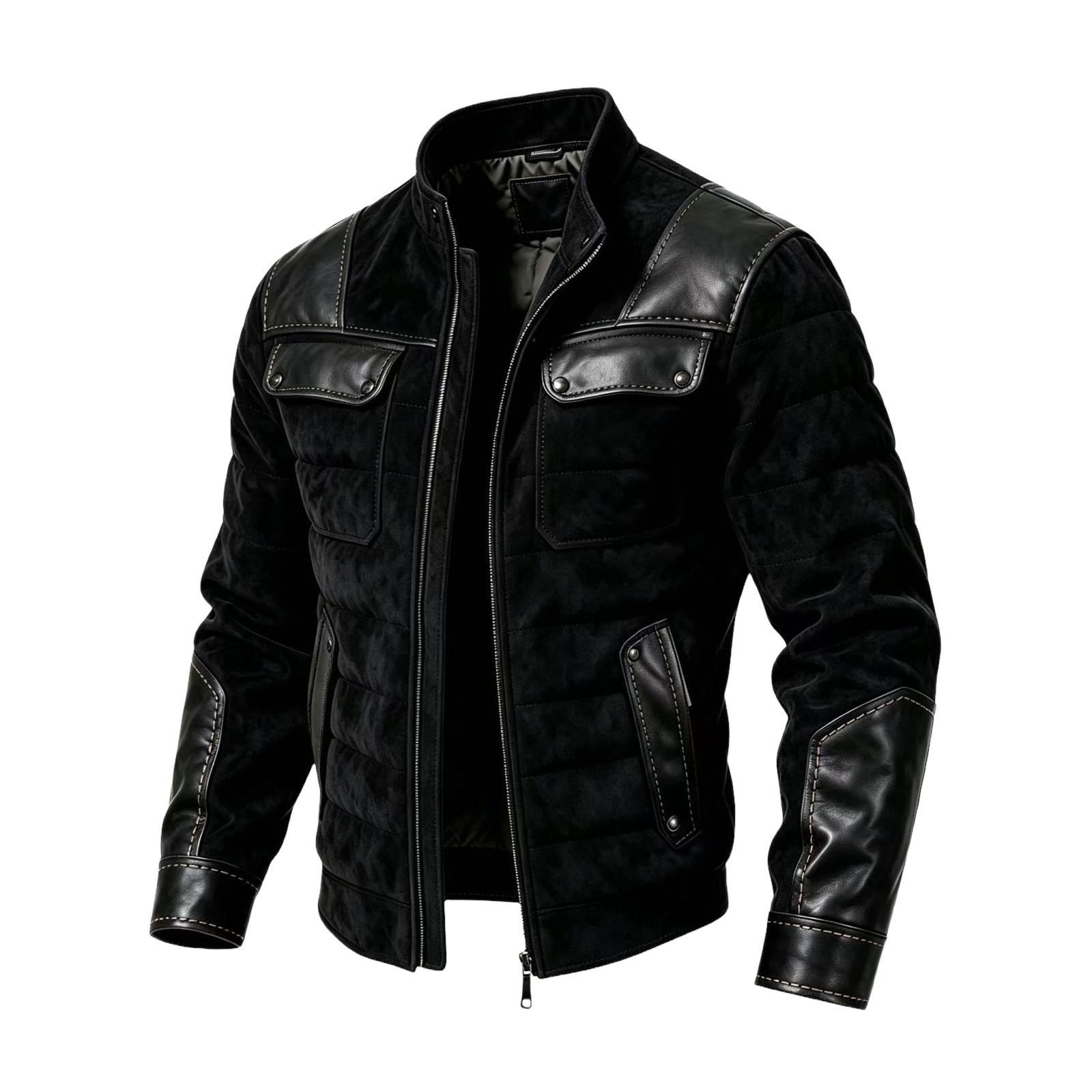 Men`s Casual Warm Padded Jacket with