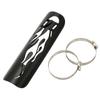 Universal for Harley Custom Chopper Cruiser Road King Softail Motorsykkel Eksosrør Modifikasjon Varmeskjold Anti-skallingsdeksel