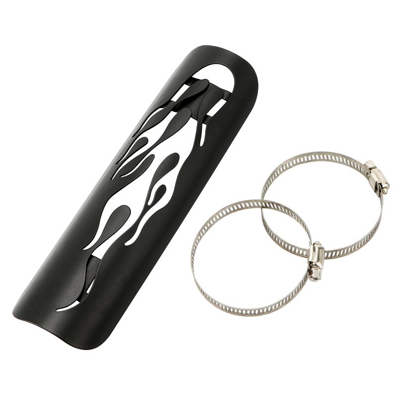 Universal for Harley Custom Chopper Cruiser Road King Softail Motorsykkel Eksosrør Modifikasjon Varmeskjold Anti-skallingsdeksel