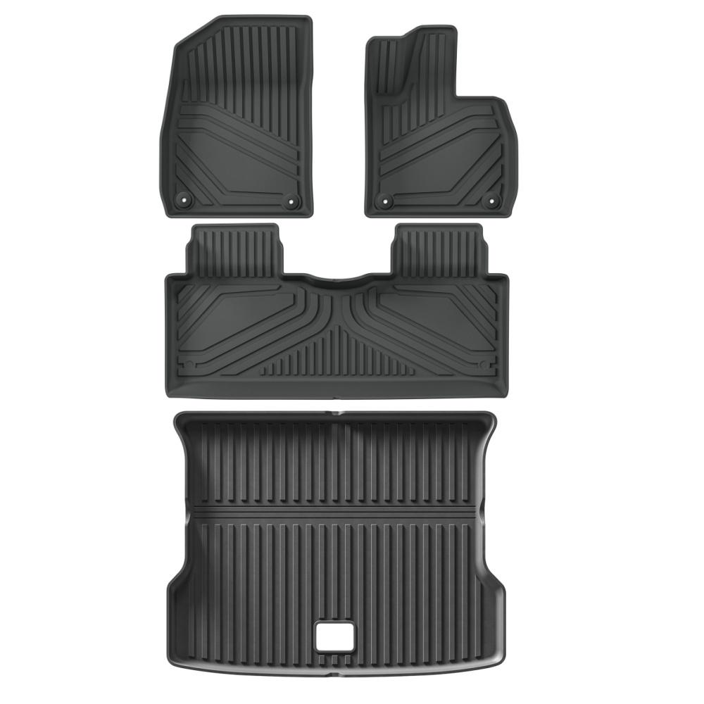 Smabee for Xpeng G6 2023 2024 2025 2026 Car All-Weather Floor Mats Cargo Liner Trunk Pad TPE 3D Foot Mat Accessories