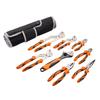 Pliers Set, 8-Piece, High Carbon Steel, 12"/10"/8" Groove Joint Pliers, 8" Linesman's Pliers, 6" Slip Joint Pliers, 8" Long Nose Pliers, 6" Diagonal