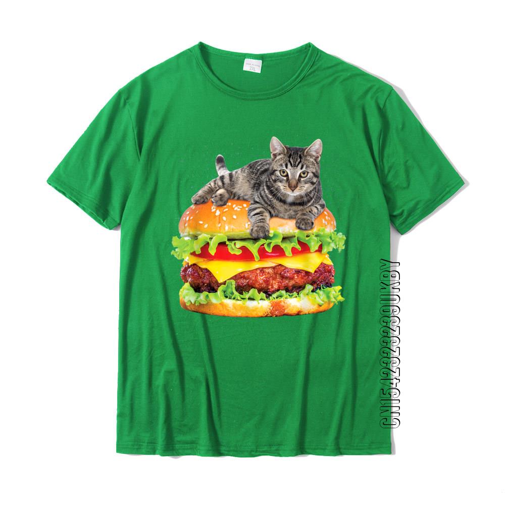Hamburger Weltraumkatze T-Shirt Lustiges Kätzchen Tee Von Zany Brainy Baumwolle Party Oberteile T-Shirt Verbreitet Herren Oberteil T-Shirts Modisch