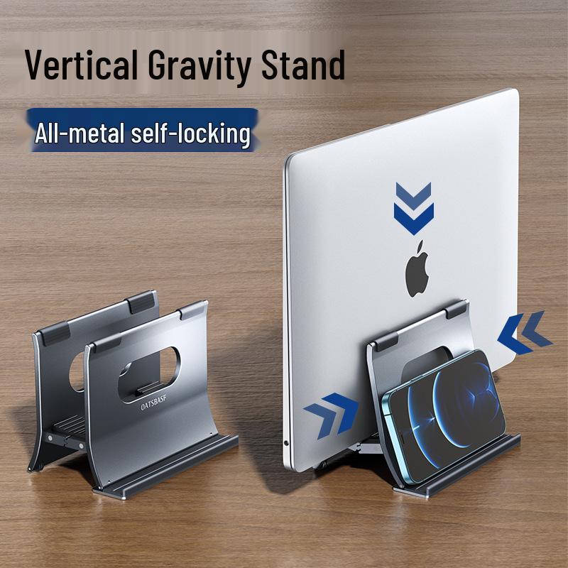 Paifan 2026 Alloy Desktop Stand for Laptops, Tablets, and Phones - Automatic Gravity Storage