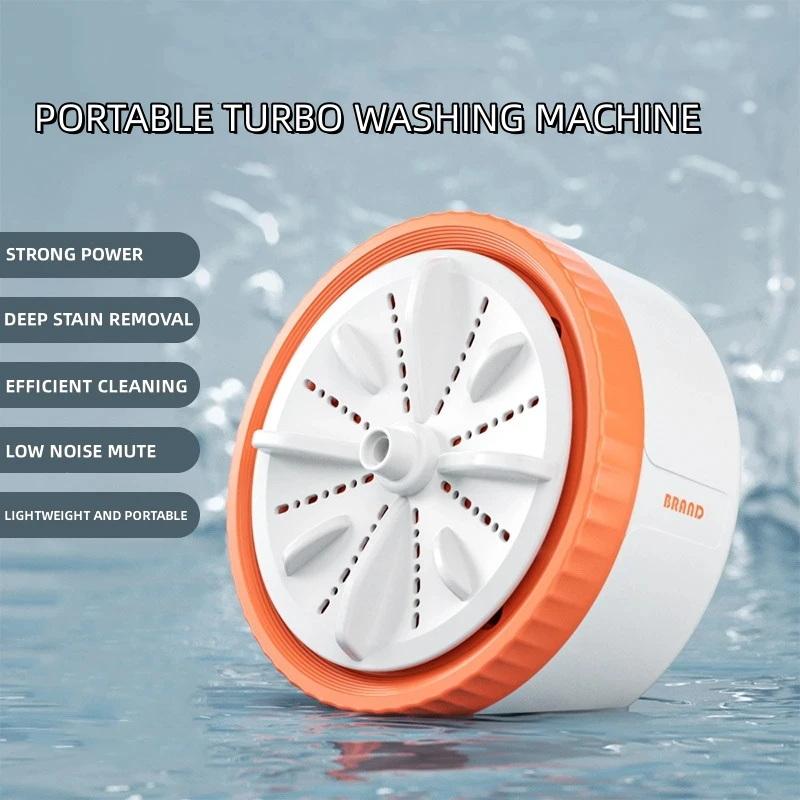 Máquina de Lavar Mini com Temporizador de 3 Marchas Máquina de Lavar Portátil com Turbina Rotativa Máquina de Lavar Roupa Íntima Meias Roupas de Bebê