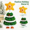 Christmas Porch Outfit Holiday Plush Costume Set for Seasonal Porch Decor