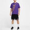Nike T-shirt da uomo a maniche corte, vestibilità ampia, ad asciugatura rapida, tecnologia Dri-Fit, ispirata a Kobe, IM0321-504