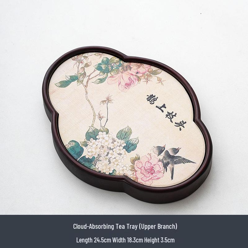 Water Absorbent Tea Tray - Small Chinese Gongfu Tea Set Accessory and Coaster for Tea Ceremony.